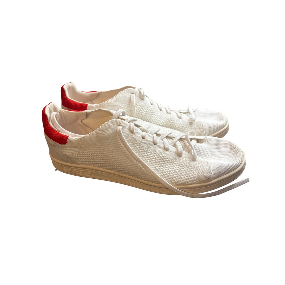 Adidas Stan Smith Primeknit White Red Low Top Sneakers S75148